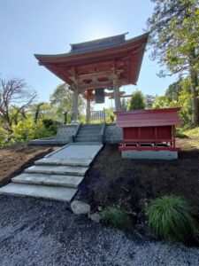 栃木県　鐘楼堂　移転　基礎共